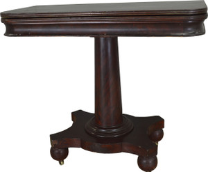 SOLD Empire Mahogany Game Table