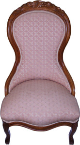 SOLD Victorian Grape Carved Ladies Chair Civil War Era