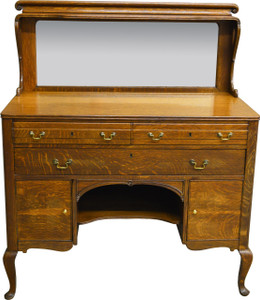 SOLD Oak Mirrored Sideboard Server Art Nouveau Style SOLD Oak Mirrored Sideboard Server Art Nouveau Style