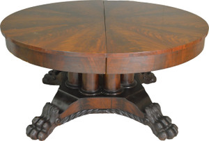 SOLD Period Empire Claw Foot Banquet Table – 12 Feet