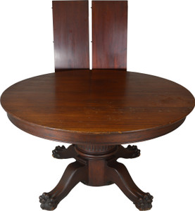 SOLD Victorian Mahogany Claw Foot Banquet Table-Opens 12 FEET!!