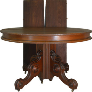 SOLD Victorian Round Walnut Dining Table