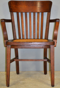 SOLD Oak Lawyers Bankers Office Arm Chair