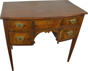 SOLD Diminutive Federal Style Mahogany Bow Front Server