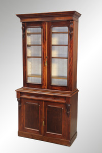 SOLD Antique Victorian Step Back Cupboard
