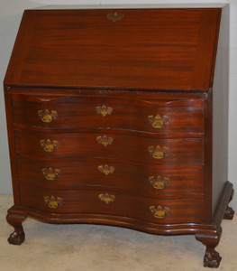SOLD Mahogany Governor Winthrop Desk