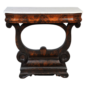Empire Period Marble Top Pier Table
