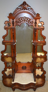SOLD Victorian Marble Top Etagere
