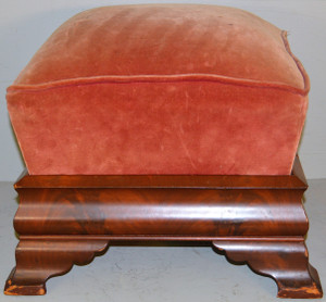 SOLD French Empire Ogee Footstool
