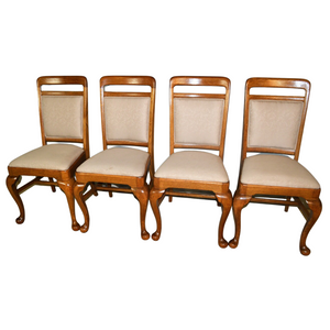 4 Oak Dining Chairs