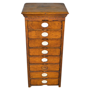 SOLD Oak Multi-Drawer Letter File by Amberg