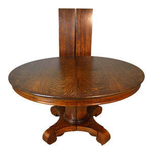 SOLD Antique Dining Table, Oak Dining Room Table, Antique Dining Table 54 Inch