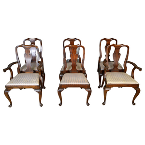 SOLD Antique Dining Room Chairs, Mahogany Formal Chairs by Henkel Harris