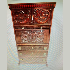 Carved Secretary