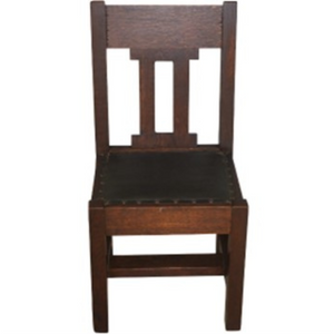 SOLD Oak Desk Chair, Mission Oak Side Chair