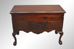 SOLD  Mahogany Chippendale Ball and Claw Cedar Chest