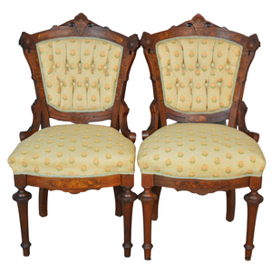 SOLD Pair of Antique Ladies Chairs, Victorian Renaissance Ladies Chairs SOLD Pair of Antique Ladies Chairs, Victorian Renaissance Ladies Chairs