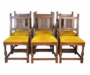 SOLD Antique Dining Room Chairs / Antique Carved Walnut Dining Chairs SOLD Antique Dining Room Chairs / Antique Carved Walnut Dining Chairs