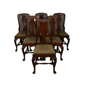 SOLD Antique Dining Room Chairs, Queen Anne Set of 6 SOLD Antique Dining Room Chairs, Queen Anne Set of 6