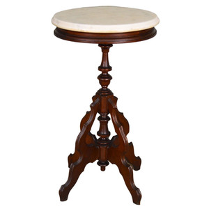 SOLD Antique Victorian Marble Top Plant Stand