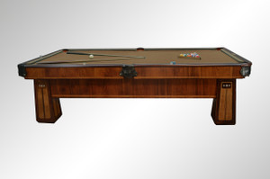SOLD Antique Inlaid Mother of Pearl Deco Pool Table