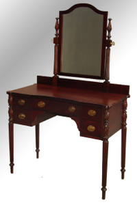 SOLD Antique Mahogany Sheraton Lady’s Vanity – Cookie Corner