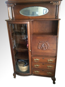 SOLD Antique Oak Side by Side Secretary Desk by Larkin SOLD Antique Oak Side by Side Secretary Desk by Larkin