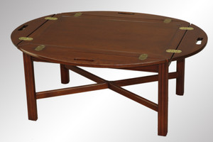 SOLD Antique Butler’s Chippendale Coffee Table