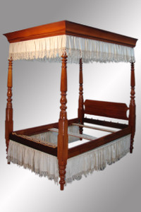 SOLD Early Four Poster Canopy Bed