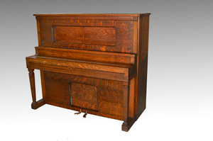 SOLD Antique Victorian Oak Player Piano by Aeolian Company
