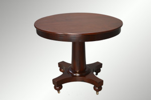 SOLD Antique Empire Period Civil War Era Round Table