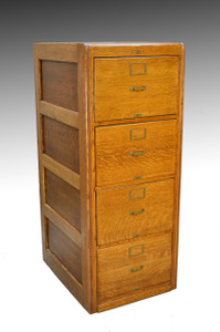 SOLD Oak Legal Size File Cabinet by Library Bureau