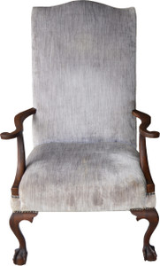 SOLD Mahogany Chippendale Arm Chair