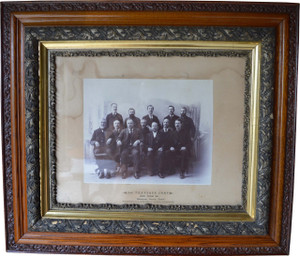SOLD Victorian Oak Carved Frame with Somerset Jury
