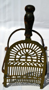 SOLD Early Brass Elevated Trivet – 18 Century!