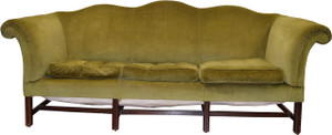 SOLD Country Chippendale Camel Back Period Sofa