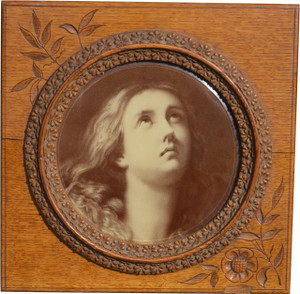 SOLD Carved Eastlake Beautiful Oak Frame