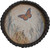 SOLD Two Antique Wicker Trays with Butterflies