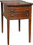 SOLD Two Drawer Mahogany End Bedside Stand