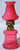 SOLD Miniature Cranberry Victorian Two Part Mini Lamp from the 1890s