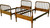 SOLD Two Twin Size Spool Country Beds