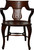SOLD Oak Fancy Office Arm Chair