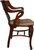 SOLD Oak Fancy Office Arm Chair