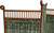 SOLD Stick and Ball Oak Dressing Screen