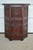 SOLD Unusual Six Sided Carved Mahogany Plant Stand