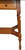 SOLD Oak Fluted Leg Library Table with Drawer