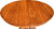 SOLD Round Oak 54” Heavily Carved Banquet Table by Hastings – 4 Leaves