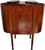 SOLD Sheraton Mahogany Lift Top Sewing Stand