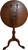 SOLD Mahogany Chippendale Ball and Claw Tilt Top Table
