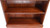 SOLD Mahogany Open Refinished Triple Shelf Bookcase